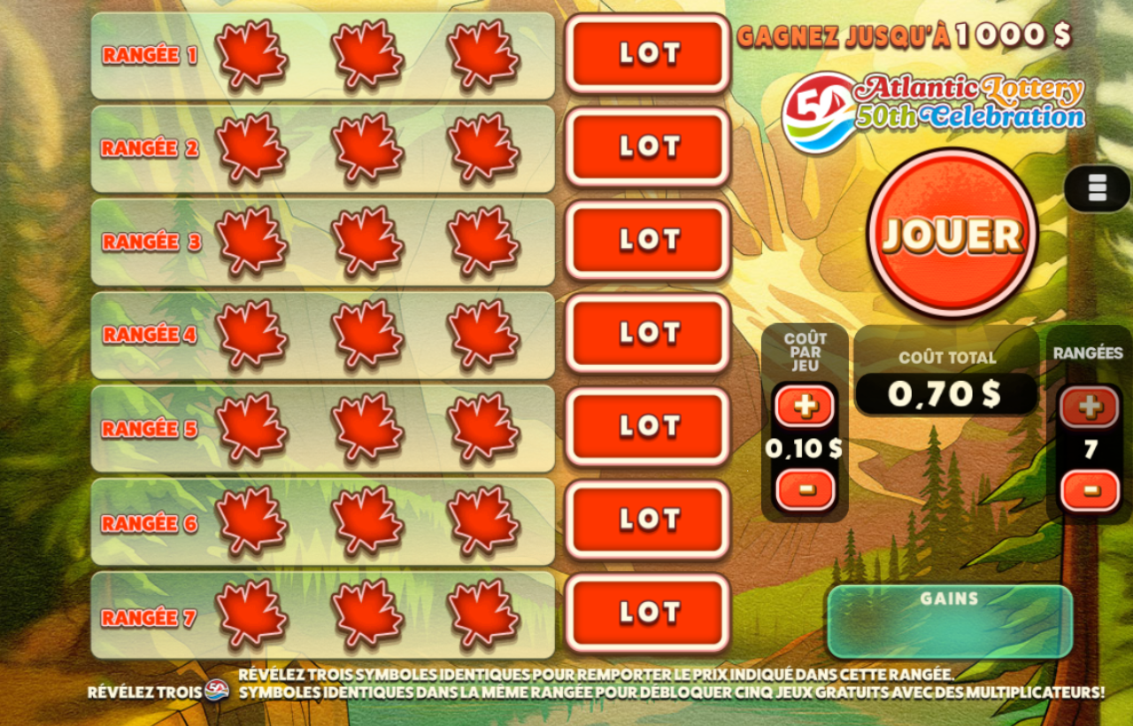 Atlantic Lottery 50th Celebration carousel image 0