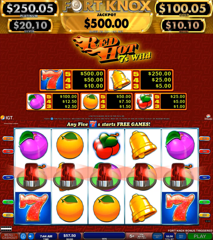 Red Hot 7s Wild carousel image 2