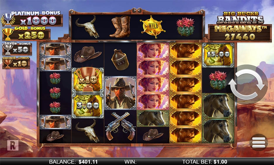 Big Bucks Bandits Megaways carousel image 0