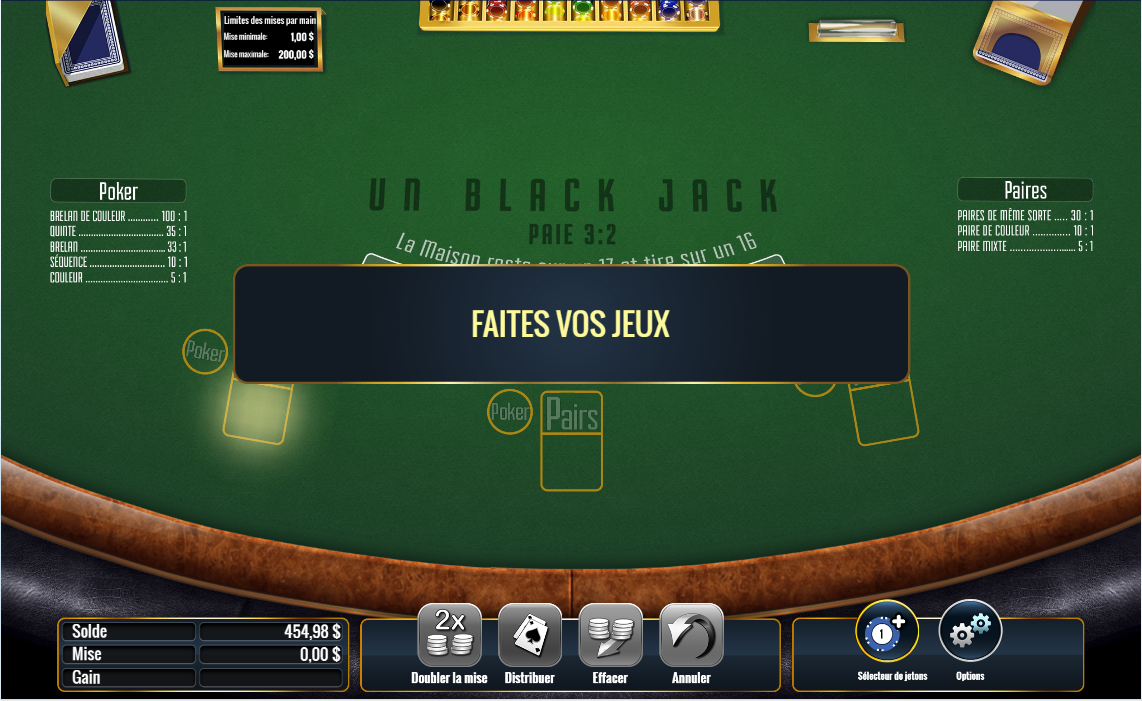 Blackjack Poker & Pairs Surrender carousel image 0