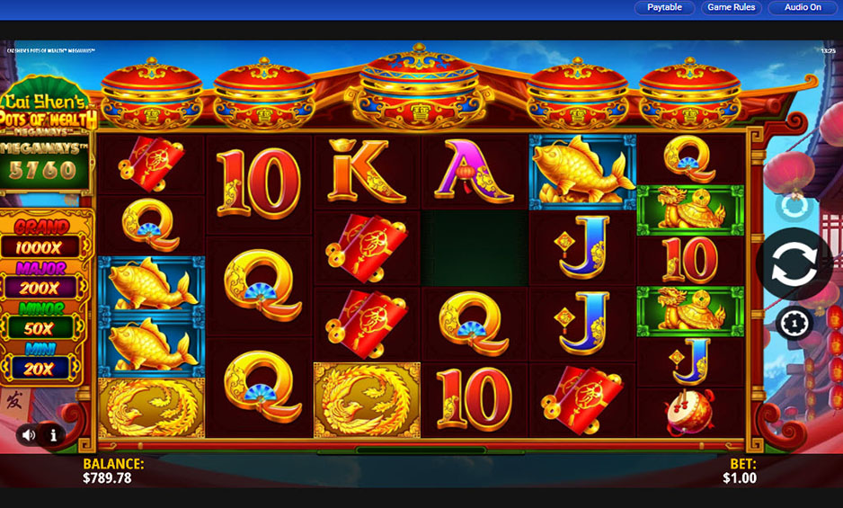 Cai Shen's Pots of Wealth Megaways carousel image 0