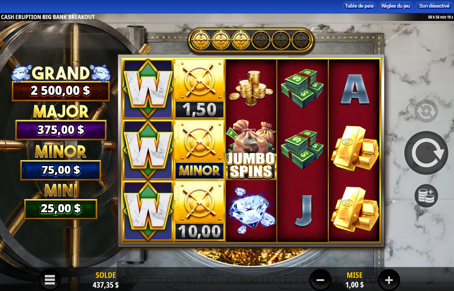 Cash Eruption Big Bank Breakout carousel image 0