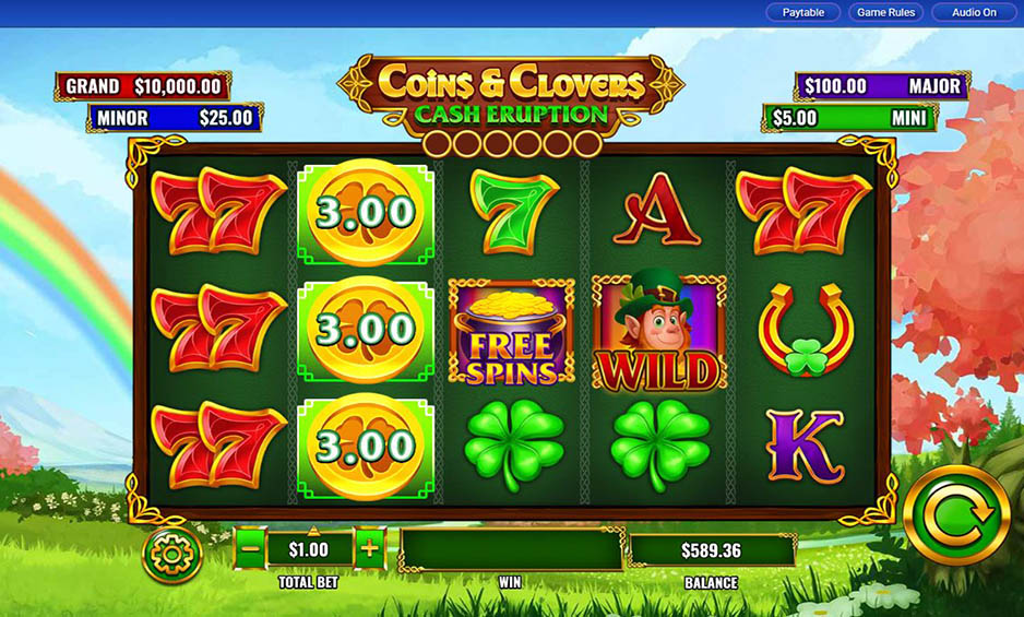 Cash Eruption Coins & Clovers carousel image 0