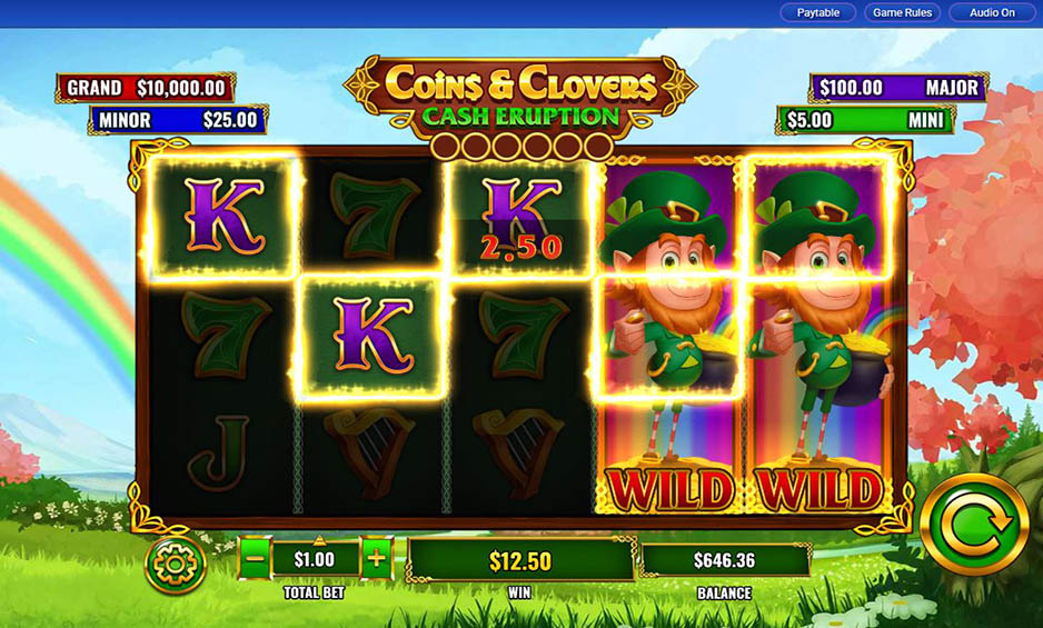 Cash Eruption Coins & Clovers carousel image 1
