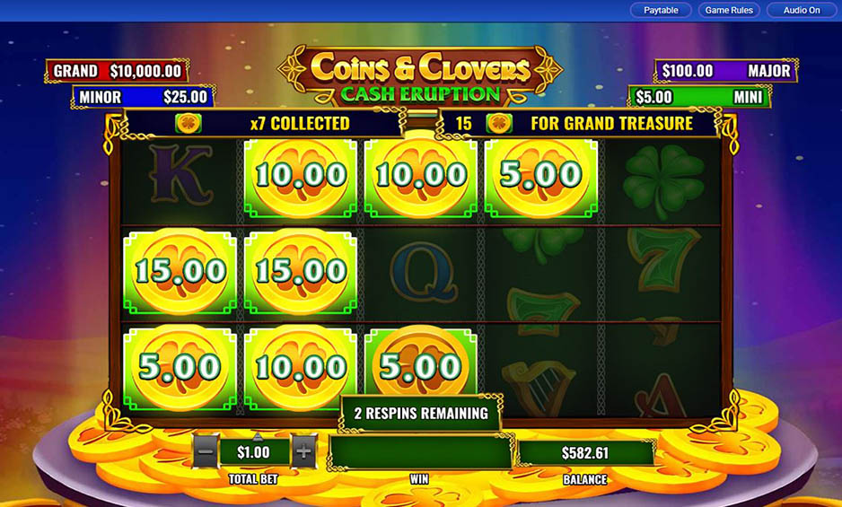 Cash Eruption Coins & Clovers carousel image 3