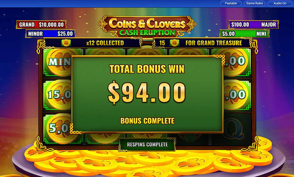 Cash Eruption Coins & Clovers carousel image 4