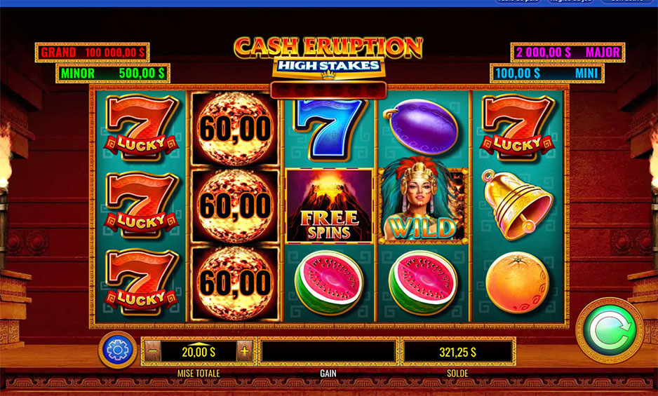 Cash Eruption High Stakes carousel image 0