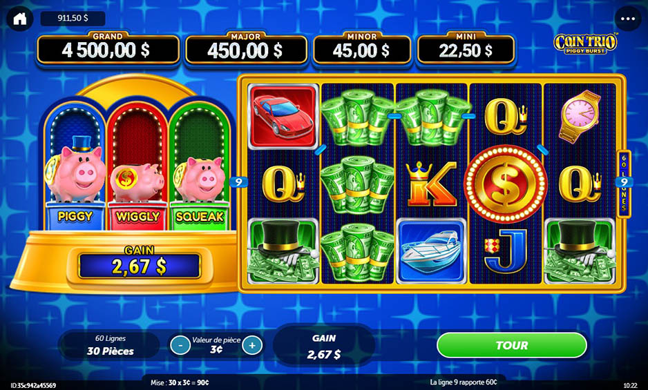 Coin Trio Piggy Burst carousel image 1