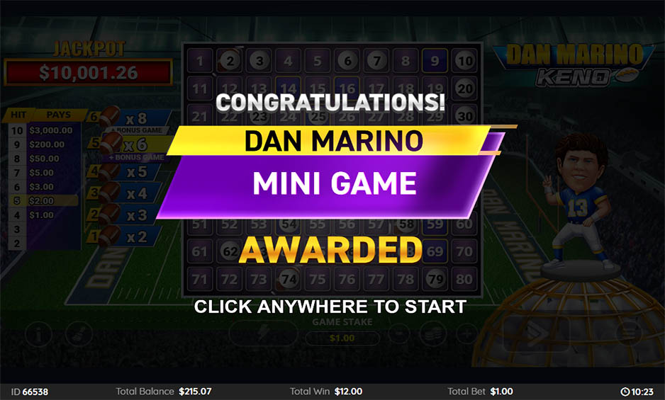 Dan Marino Keno carousel image 3