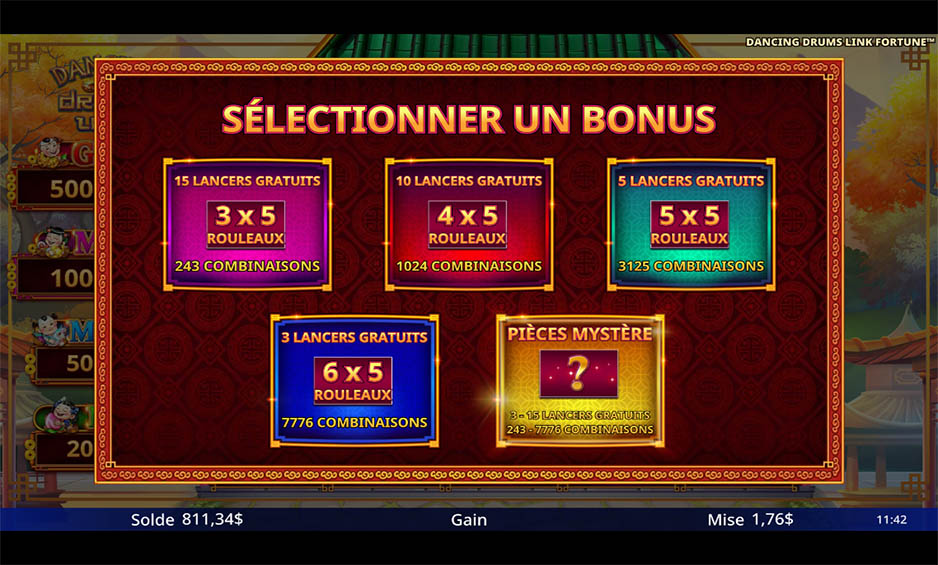 Dancing Drums Link Fortune carousel image 2