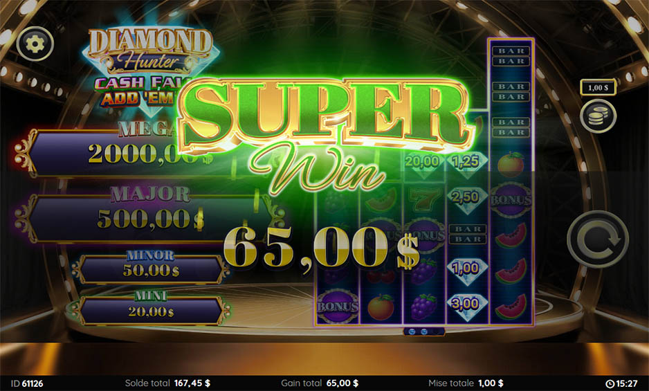 Diamond Hunter Cash Falls Add Em carousel image 2