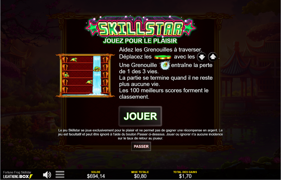 Fortune Frog Skillstar carousel image 2