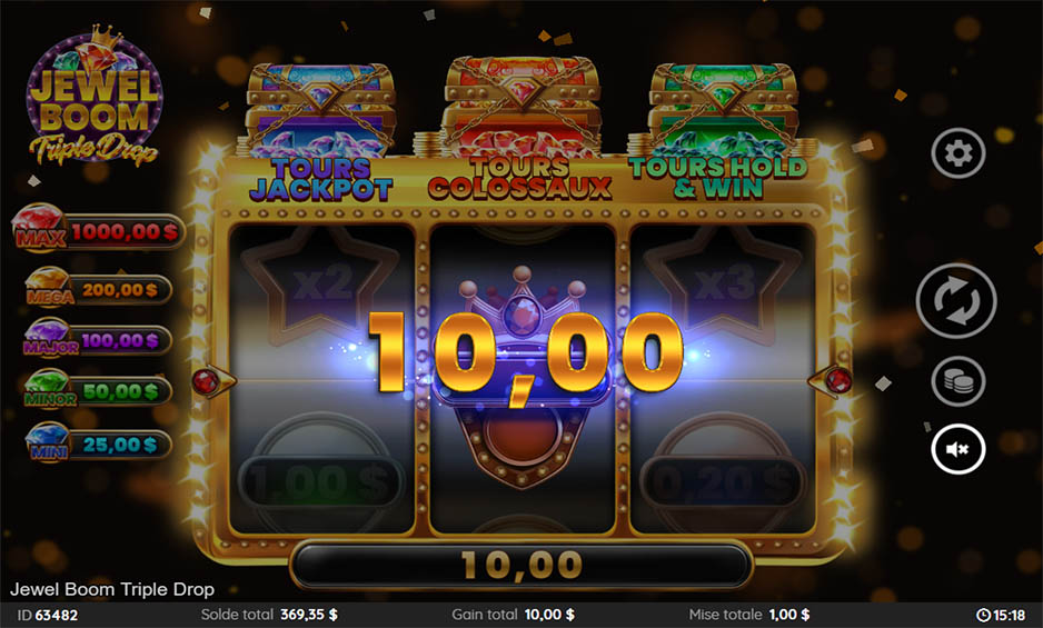 Jewel Boom Triple Drop carousel image 1