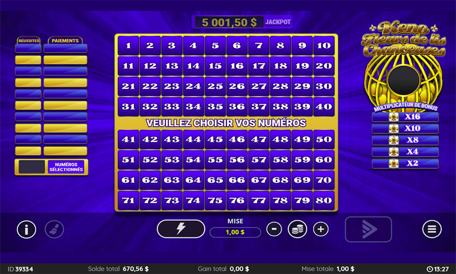 Lucky Lily Keno carousel image 0