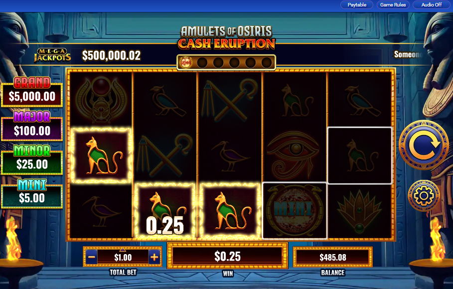 MegaJackpots Amulets of Osiris carousel image 1