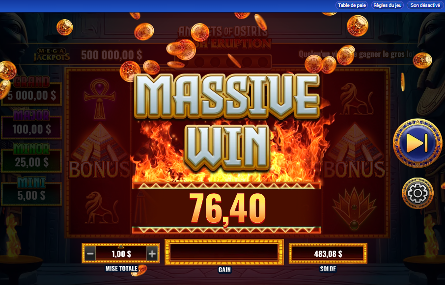 MegaJackpots Amulets of Osiris carousel image 2