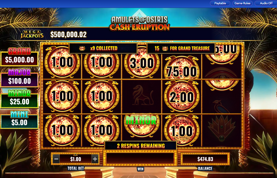 MegaJackpots Amulets of Osiris carousel image 11