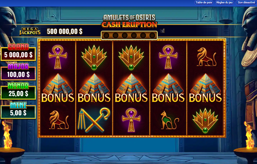 MegaJackpots Amulets of Osiris carousel image 7