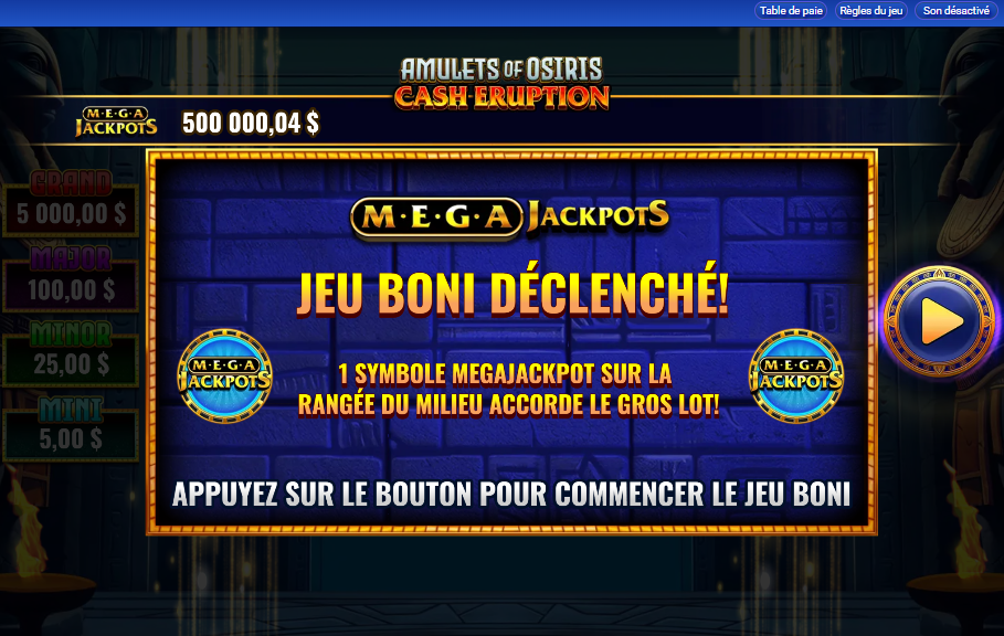 MegaJackpots Amulets of Osiris carousel image 4