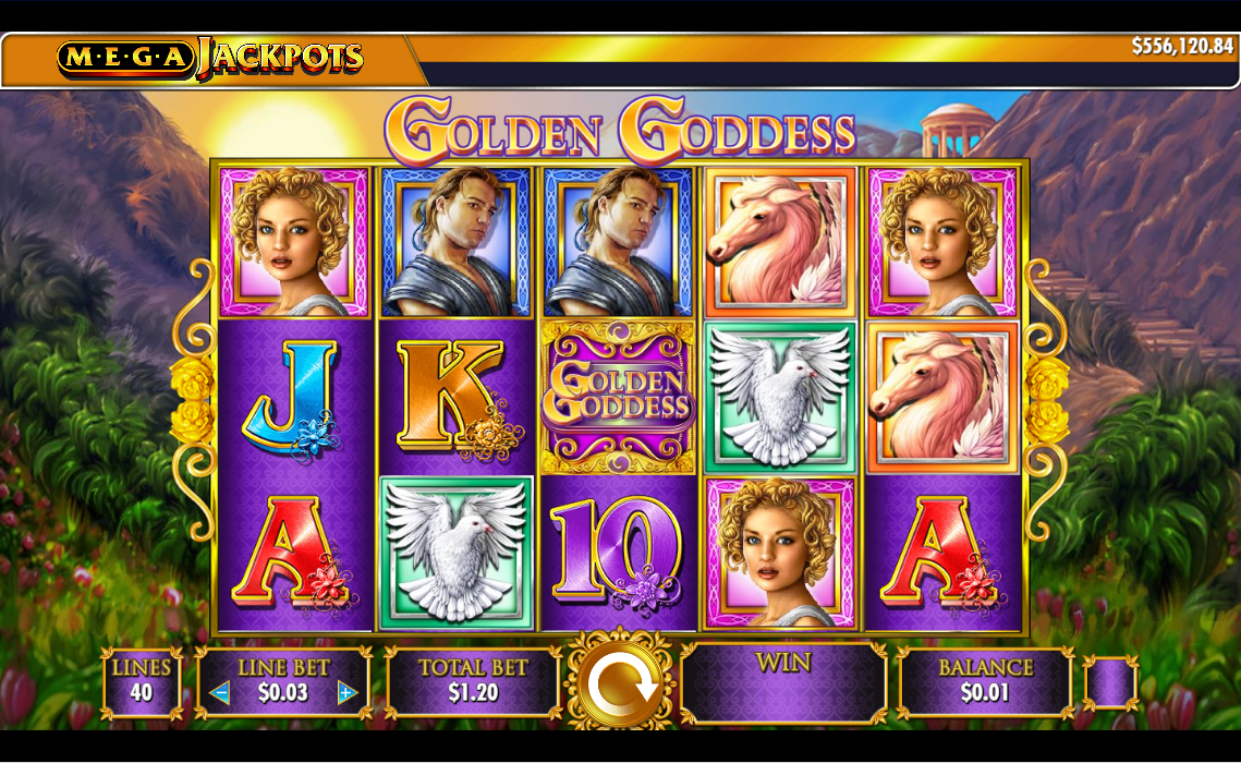 MegaJackpots Golden Goddess carousel image 0