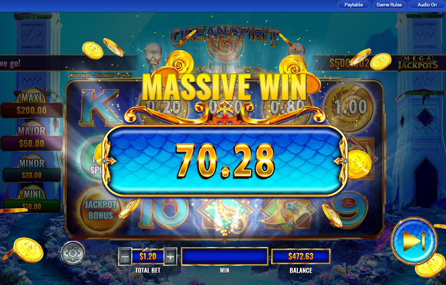 MegaJackpots Ocean Spirit carousel image 2