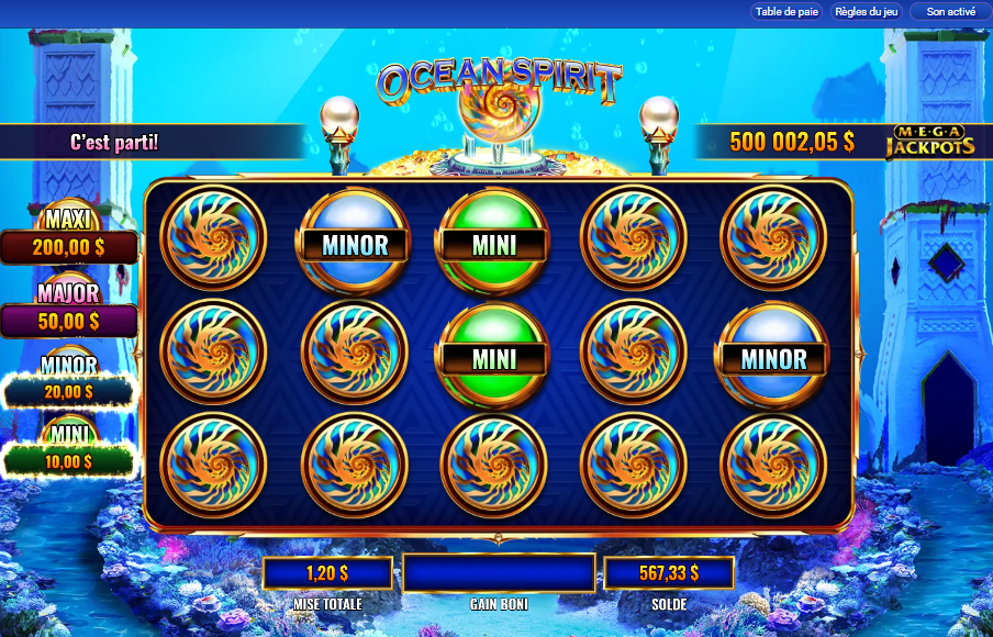MegaJackpots Ocean Spirit carousel image 5