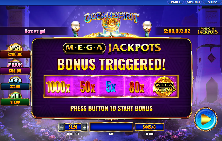 MegaJackpots Ocean Spirit carousel image 4