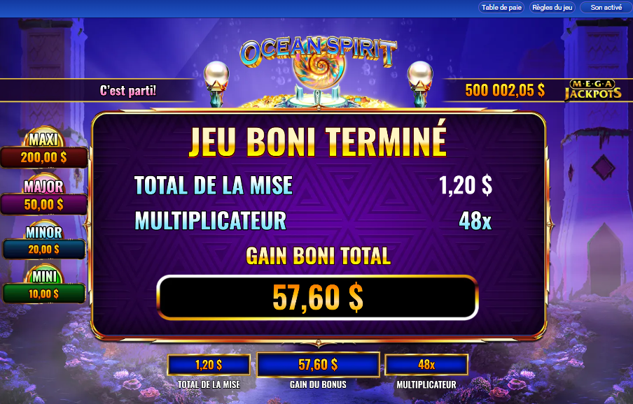 MegaJackpots Ocean Spirit carousel image 8