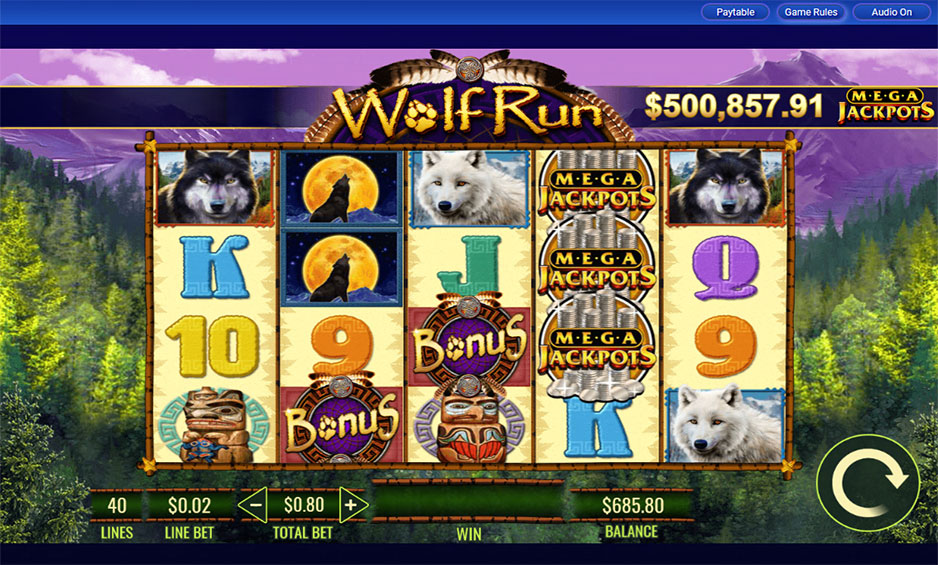 Megajackpots Wolf Run carousel image 0