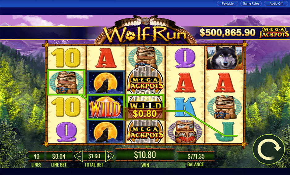 Megajackpots Wolf Run carousel image 1
