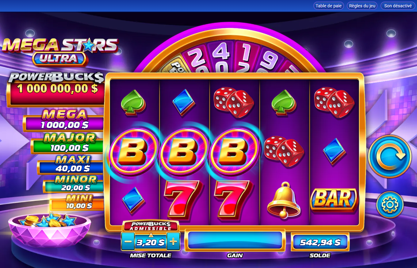 Powerbuck$ Mega Stars Ultra carousel image 0