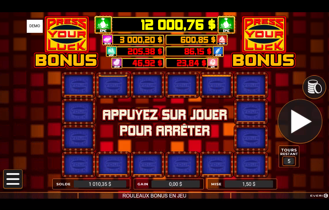 Press Your Luck Whammy Wilds carousel image 3