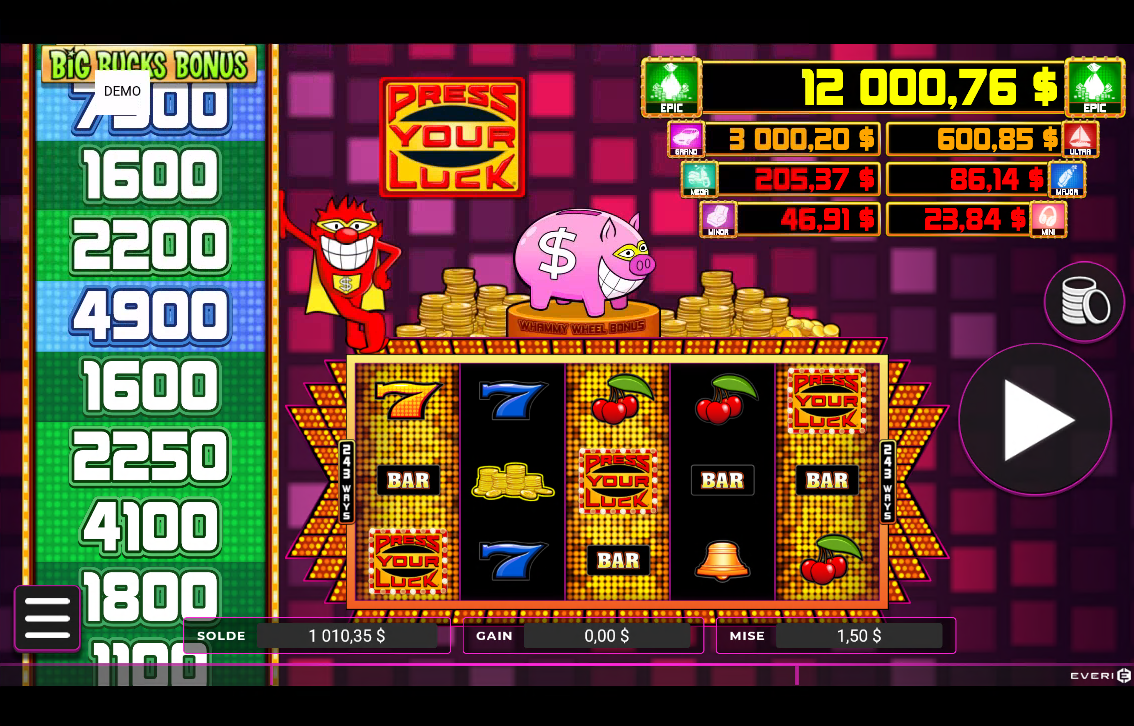 Press Your Luck Whammy Wilds carousel image 2