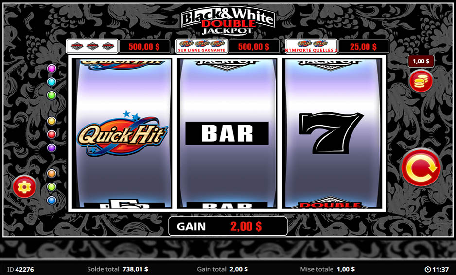 Quick Hit B&W Double Jackpot carousel image 2