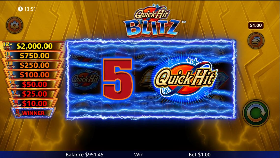 Quick Hit Blitz Gold carousel image 0