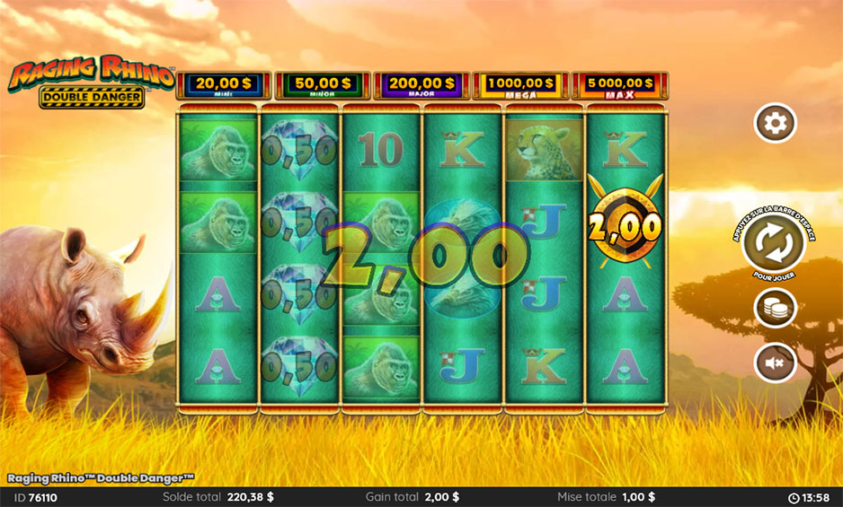Raging Rhino Double Danger carousel image 1