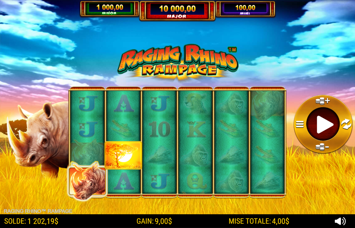 Raging Rhino Rampage carousel image 1