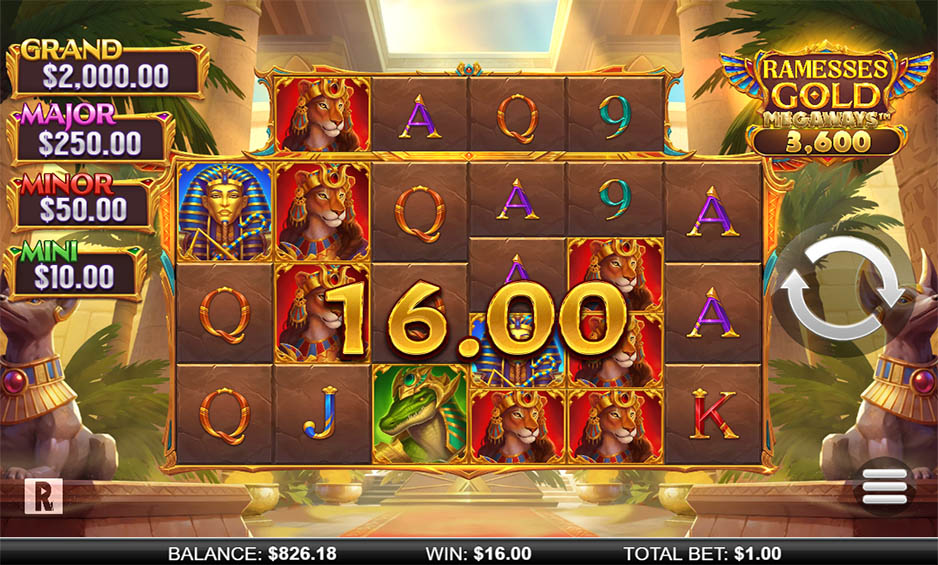 Ramesses Gold Megaways carousel image 1