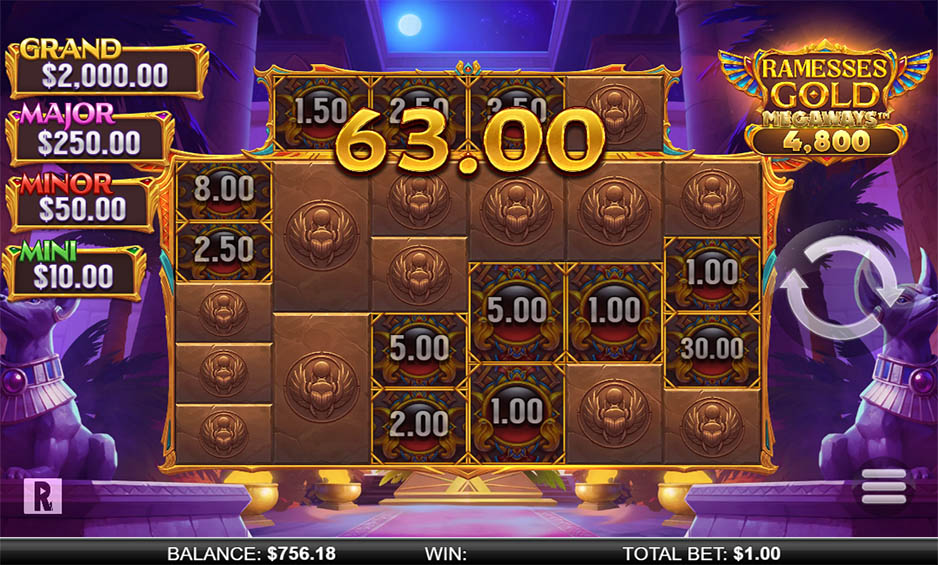 Ramesses Gold Megaways carousel image 5