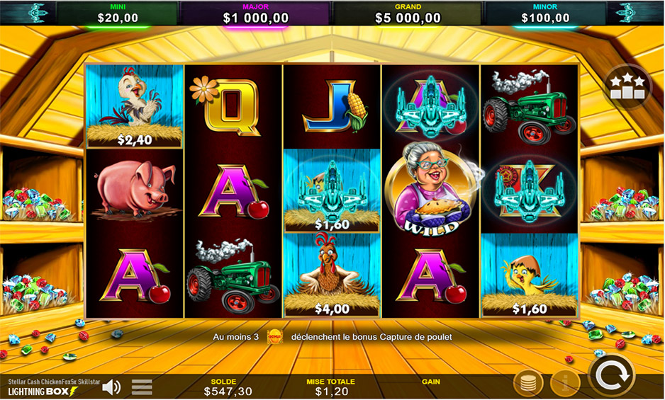 Stellar Cash Chicken Fox 5x Skillstar carousel image 2