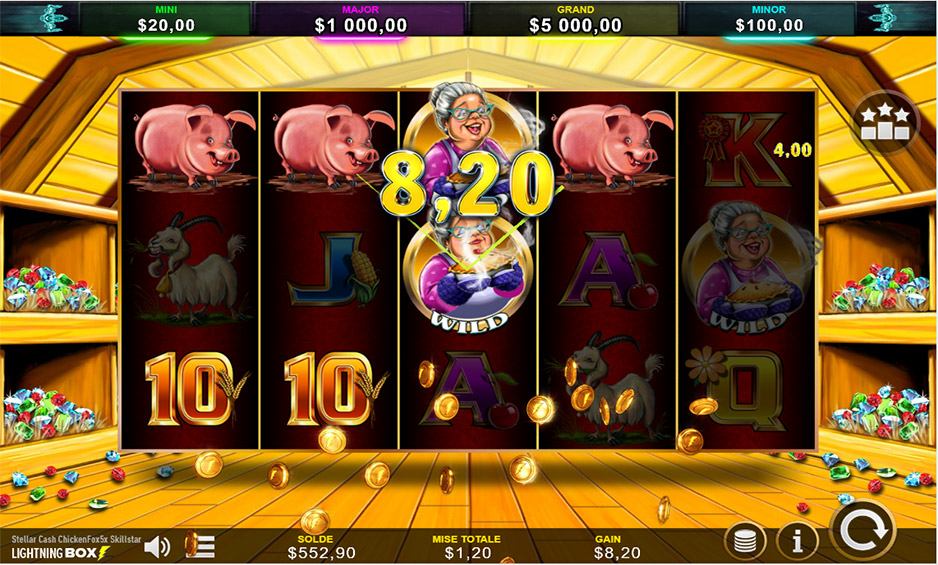 Stellar Cash Chicken Fox 5x Skillstar carousel image 1