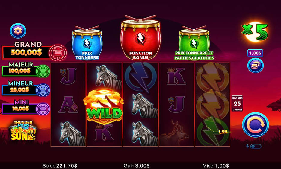 Thunder Drums Serengeti Sun carousel image 1