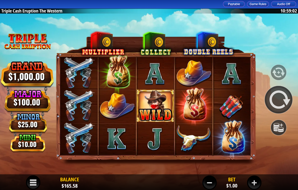 Triple Cash Eruption The Western carousel image 0
